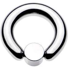 Load image into Gallery viewer, 4G 9/16 Aqua Faux Opal 7mm Disc BCR Captive Ring
