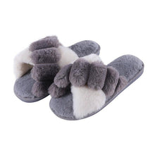 Load image into Gallery viewer, Woman Bedroom Winter Slippers Warm Home Slippers Women Shoes Indoor House Slippers Comfy House Shoes Slip On Memory Foam Bedroom Slippers Indoor Home Shoes

