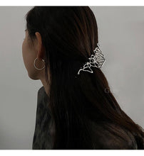 Load image into Gallery viewer, Woman Novelty Minimalist Dainty Design Irregular Hairpins Punk Style Metal Silver Hair Claws Barrettes Women Hair Accessories Hair Clips Hairgrip
