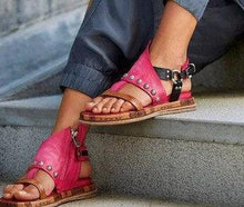 将图片加载到图库查看器，Woman Sandals Flat Casual Summer Sandals Women's Fashion Flip Flops Elegant Sandals Artificial Leather Platform Shoes Fashion Slides Ladies Lightweight Athletic Yoga Mat Sandals Slip On Thick Cushion Slippers Sandals
