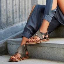 将图片加载到图库查看器，Woman Sandals Flat Casual Summer Sandals Women's Fashion Flip Flops Elegant Sandals Artificial Leather Platform Shoes Fashion Slides Ladies Lightweight Athletic Yoga Mat Sandals Slip On Thick Cushion Slippers Sandals
