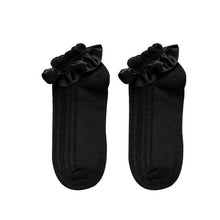 将图片加载到图库查看器，Woman Summer Ruffle Socks Short Socks Nylon Lace Socks Anime Cartoon Sweet Girls Hosiery Cosplay Costumes Accessories
