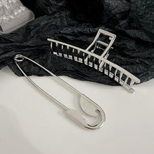 Load image into Gallery viewer, Woman Trendy Silver Pin Minimalist Dainty Design Hair Claws Women Hair Clips Fashion Hairpins Women Hair Accessories Hairgrip Barrettes Headwear
