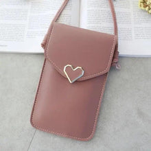 Load image into Gallery viewer, Women  Bag Shoulder Transparent Bag Card Holders Girl  Handbag Ladies PU Leather Clutch Phone Wallets Purse
