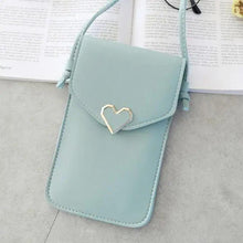 Load image into Gallery viewer, Women  Bag Shoulder Transparent Bag Card Holders Girl  Handbag Ladies PU Leather Clutch Phone Wallets Purse
