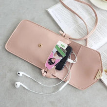 Load image into Gallery viewer, Women  Bag Shoulder Transparent Bag Card Holders Girl  Handbag Ladies PU Leather Clutch Phone Wallets Purse
