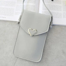 Load image into Gallery viewer, Women  Bag Shoulder Transparent Bag Card Holders Girl  Handbag Ladies PU Leather Clutch Phone Wallets Purse
