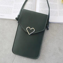 Load image into Gallery viewer, Women  Bag Shoulder Transparent Bag Card Holders Girl  Handbag Ladies PU Leather Clutch Phone Wallets Purse
