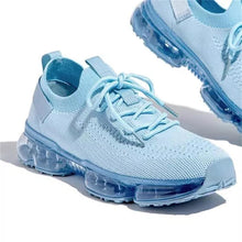 将图片加载到图库查看器，Women Breathable Sneakers Autumn New Lace Up Casual Shoes Outdoor Sport Walking Athletic Tennis Shoes Air Cushion Lightweight Sneakers Lace Up Sport Running Sneakers
