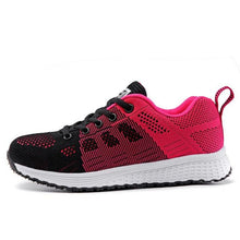 Load image into Gallery viewer, Women Casual Fashion Breathable Walking Mesh Lace Up Flat Sneakers Running Summer Sports Sneakers Fashion Casual Shoe Breathable Mesh Design
