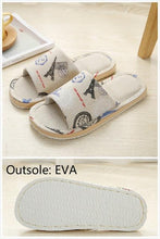 将图片加载到图库查看器，Women Casual Floral Indoor Home Slippers Flower Soft Slippers Spring Autumn Flip Flops Slides Slippers Cozy Casual Footwear Cloth Slippers Open Toe Low-Top Flat Slipper Indoor House Slippers
