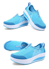 Load image into Gallery viewer, Women Casual Sneakers Sport Fashion Height Increasing Woman Breathable Air Mesh Sneakers Platform Tennis Walking Sneakers Comfortable Lightweight Casual Fitness Shoes
