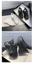Load image into Gallery viewer, Women Chunky Sneakers Casual Vulcanized Woman High Platform Sneakers Lace Up White Sneakers White Shoes Autumn Winter Fashion Platform High Quality Sneakers
