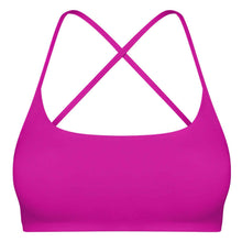 Load image into Gallery viewer, Women Cross Back Sport Bras Padded with Removable Pads Thin Straps
