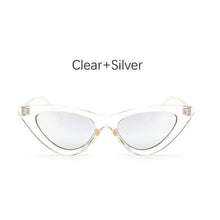 Load image into Gallery viewer, Women Elegant Black Summer Sunglasses Stylish New Popular Cat Eye Design Sunglasses For Woman New Small Eyewear Shades For Women Retro Summer Design Glasses
