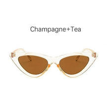 Load image into Gallery viewer, Women Elegant Black Summer Sunglasses Stylish New Popular Cat Eye Design Sunglasses For Woman New Small Eyewear Shades For Women Retro Summer Design Glasses
