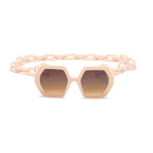 Load image into Gallery viewer, Women Elegant Design Sunglasses Stylish Fashionable Square Shape Sunglasses For Women Latest Unique Chain Style Sun Glasses For Female New Different Shades Large Frame Eyewear
