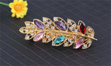 Load image into Gallery viewer, Women Fashion Rhinestone Horsetail Hairpin Spring Clip Ladies Luxury Jewelry Crystal Side Clip Gorgeous Ponytail Holder Hair Accessories For Women
