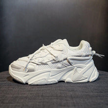 Load image into Gallery viewer, Women Fashion Sneakers Casual Leather Sports Shoes Sneakers Comfortable Walking Footwear Fashion New Lightweight Casual Thick Sneakers

