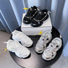 Load image into Gallery viewer, Women Fashion Sneakers Casual Leather Sports Shoes Sneakers Comfortable Walking Footwear Fashion New Lightweight Casual Thick Sneakers
