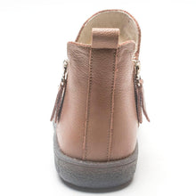 将图片加载到图库查看器，Women Genuine Leather Ankle Boots Warm Fur Waterproof Slip On Super Comfortable Booties Autumn Winter Shoes Keep Warm Anti-Slip Soft Sole Warm Fur Lined Winter Ankle Booties
