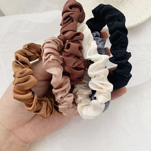 Load image into Gallery viewer, Women Hair Accessories Ladies Solid Color Scrunchy Elastic Hair Bow Ropes Hair Elastic Bracelet Ponytail Holders Hair Accessories for Women and Girls
