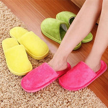 将图片加载到图库查看器，Women Home Slippers Autumn Winter Warm Furry Plush Shoes Indoor Bedroom Light EVA Couple Cotton Slipper House Memory Foam Slippers Furry Faux Fur Lined Bedroom Shoes

