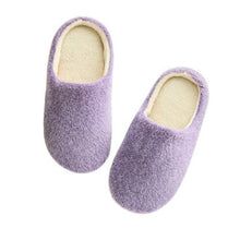 Load image into Gallery viewer, Women Indoor House Plush Soft Cute Cotton Slippers Shoes Non-slip Floor Home Slippers Slides For Bedroom Memory Foam Slippers Scuff Outdoor Indoor Warm Plush Bedroom Shoes With Fur Lining

