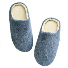 Load image into Gallery viewer, Women Indoor House Plush Soft Cute Cotton Slippers Shoes Non-slip Floor Home Slippers Slides For Bedroom Memory Foam Slippers Scuff Outdoor Indoor Warm Plush Bedroom Shoes With Fur Lining
