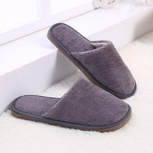 Load image into Gallery viewer, Women Indoor House Plush Soft Cute Cotton Slippers Shoes Non-slip Floor Home Slippers Slides For Bedroom Memory Foam Slippers Scuff Outdoor Indoor Warm Plush Bedroom Shoes With Fur Lining
