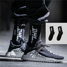 将图片加载到图库查看器，Women Korea Funny Socks Long Socks Black Cool Socks Harajuku GD Hip Hop Cotton Skateboard Socks Men New Trend Daisy Socks Men
