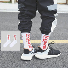 将图片加载到图库查看器，Women Korea Funny Socks Long Socks Black Cool Socks Harajuku GD Hip Hop Cotton Skateboard Socks Men New Trend Daisy Socks Men
