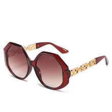 Load image into Gallery viewer, Women Large Hexagon Inspired Sunglasses Fashionable Big Frame &amp; Polygonal Ladies Sunglasses Classic Retro Shape Street Shooting Sunglasses For Men And Women Sunglasses
