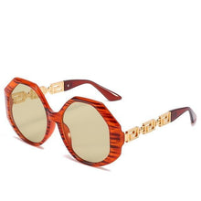 Load image into Gallery viewer, Women Large Hexagon Inspired Sunglasses Fashionable Big Frame &amp; Polygonal Ladies Sunglasses Classic Retro Shape Street Shooting Sunglasses For Men And Women Sunglasses
