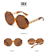 Load image into Gallery viewer, Women Large Hexagon Inspired Sunglasses Fashionable Big Frame &amp; Polygonal Ladies Sunglasses Classic Retro Shape Street Shooting Sunglasses For Men And Women Sunglasses
