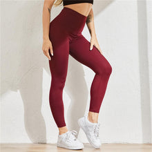 Load image into Gallery viewer, Women Legging For Fitness High Waist Leggings Yoga Pants Leggings Seamless Women Push Up Workout Woman Athletic Leggings Push Up Sports Leggings Women Slim Legging Sportswear
