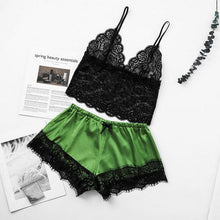 Load image into Gallery viewer, Women Luxury Bra Set Ladies Lingerie Set 2 Pieces Lace Bra And Panty Sets Strappy Lace Lingerie Set Lace Comfortable Polyester Sleepwear Underwear Tops Sets Lightweight Comfortable Design
