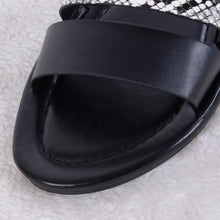 将图片加载到图库查看器，Women Luxury Party Sandals Fashion Summer Casual Black Business Sandals Buckle Straps Beach Shoes Retro Fashion Summer Women Shoes Print Casual Sandals
