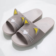 将图片加载到图库查看器，Women Men Summer Slippers Slide Sandals Beach Flip Flops Cats Thick Bottom Couple Boys Girls Comfort Shoes Fashion Outdoor Slides Beach Pool Gym House Slipper
