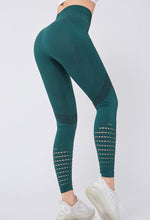将图片加载到图库查看器，Women Mesh Leggings High Waist Seamless Fitness Leggings Fashion Female Gym Workout Leggings Seamless Gym Running Stylish Tight Athletic Leggings Soft Active Legging For Women
