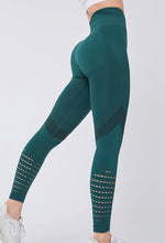 将图片加载到图库查看器，Women Mesh Leggings High Waist Seamless Fitness Leggings Fashion Female Gym Workout Leggings Seamless Gym Running Stylish Tight Athletic Leggings Soft Active Legging For Women

