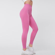 将图片加载到图库查看器，Women Mesh Leggings High Waist Seamless Fitness Leggings Fashion Female Gym Workout Leggings Seamless Gym Running Stylish Tight Athletic Leggings Soft Active Legging For Women
