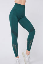 将图片加载到图库查看器，Women Mesh Leggings High Waist Seamless Fitness Leggings Fashion Female Gym Workout Leggings Seamless Gym Running Stylish Tight Athletic Leggings Soft Active Legging For Women
