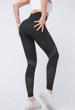将图片加载到图库查看器，Women Mesh Leggings High Waist Seamless Fitness Leggings Fashion Female Gym Workout Leggings Seamless Gym Running Stylish Tight Athletic Leggings Soft Active Legging For Women

