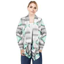 将图片加载到图库查看器，Women Open Front Long Sleeve Cardigan
