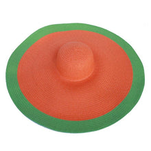 Load image into Gallery viewer, Women Oversized Foldable Summer Large Wide Hat Beach Straw Hat Cute Sun Cap Retro Foldable Handmade Big Hats Ladies UV Protection Hat Vintage Summer Sun Beach Hats

