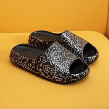 Load image into Gallery viewer, Women Platform Flat Slippers Outdoor Flip Flops Summer Beach Fashion Indoor Slippers Unisex Men Non-slip Slides Thick Sole Home House Cloud Cushion Sandals For Indoor And Outdoor
