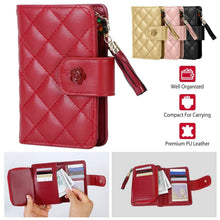 Load image into Gallery viewer, Women PU Leather Clutch Wallet
