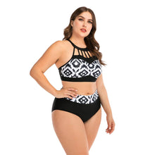 将图片加载到图库查看器，Women Push Up Bikini Sets Swimwear Women Swimsuit  Plus Larges Size Bathing Swimming  Suits Beachwear Women's Swimsuits Halter Push Up Bikini Two Piece Bathing Suits Women Plus Size Bikini
