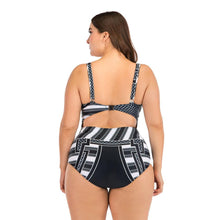 将图片加载到图库查看器，Women Push Up Bikini Sets Swimwear Women Swimsuit  Plus Larges Size Bathing Swimming  Suits Beachwear Women's Swimsuits Halter Push Up Bikini Two Piece Bathing Suits Women Plus Size Bikini
